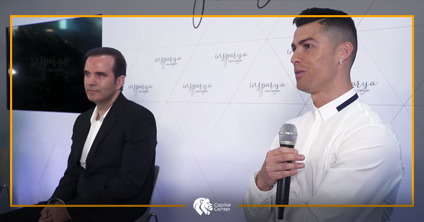 Cristiano Ronaldo y su clínica de trasplante capilar