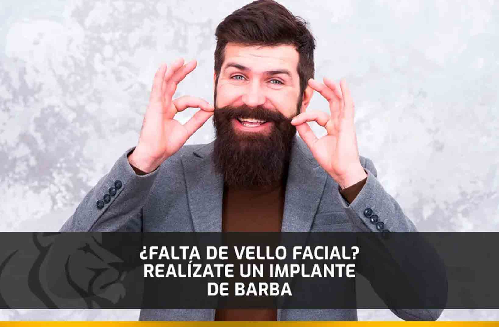 ¿Falta de vello facial? Realízate un Implante de Barba