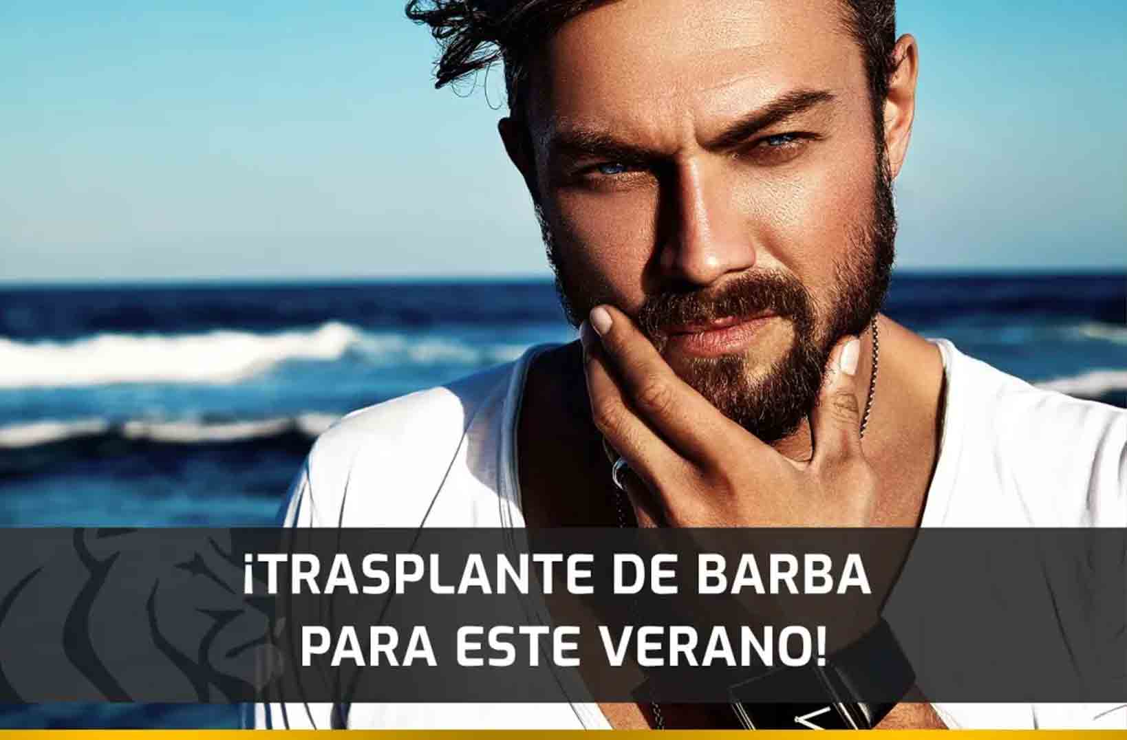 Trasplante de barba para este verano