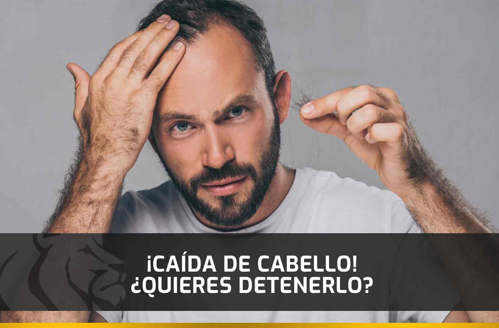 ¡Caída de cabello! ¿Quieres detenerlo?