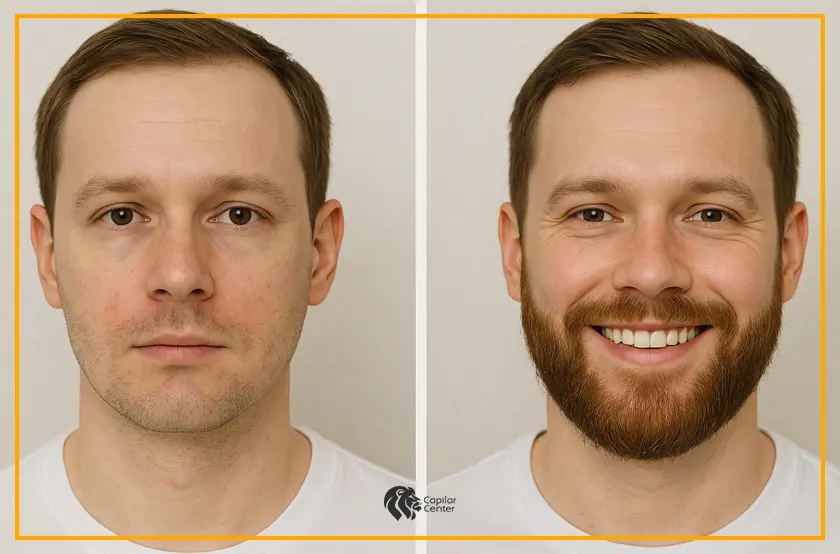 ¿Qué es un trasplante de barba?
